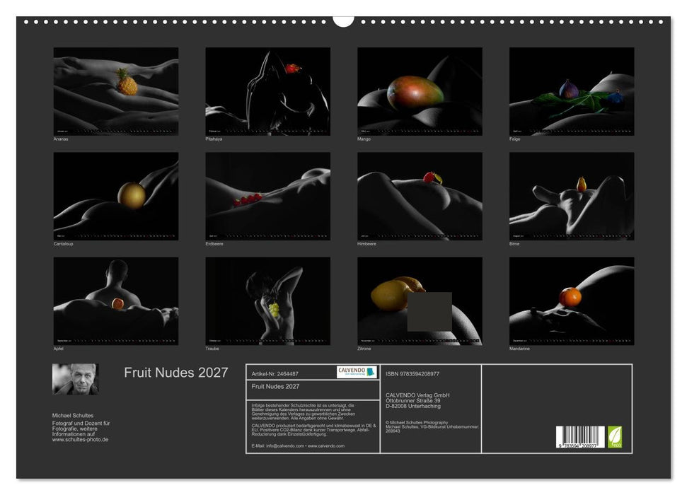 Fruit Nudes 2027 (CALVENDO Wandkalender 2027)