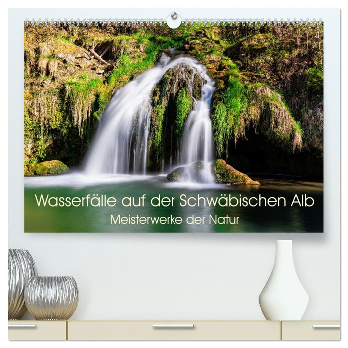 Wasserfälle auf der Schwäbischen Alb - Meisterwerke der Natur (CALVENDO Premium Wandkalender 2027)