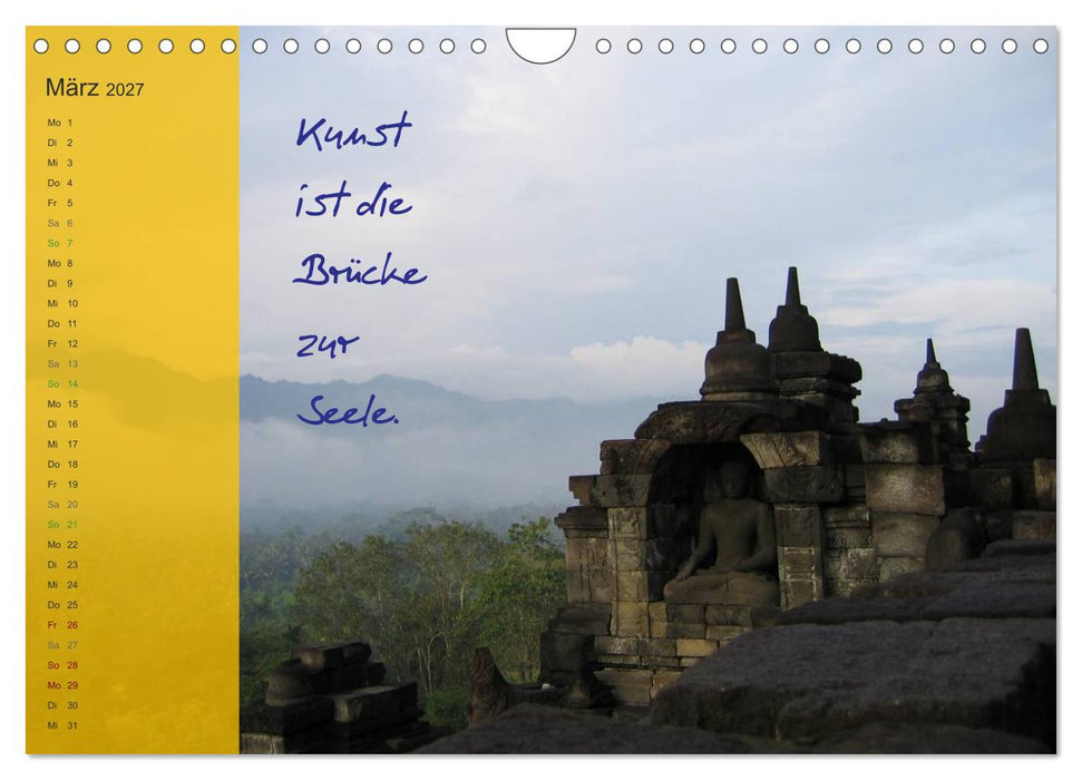 Bali und Java ~ mit indonesischen Weisheiten (CALVENDO Wandkalender 2027)