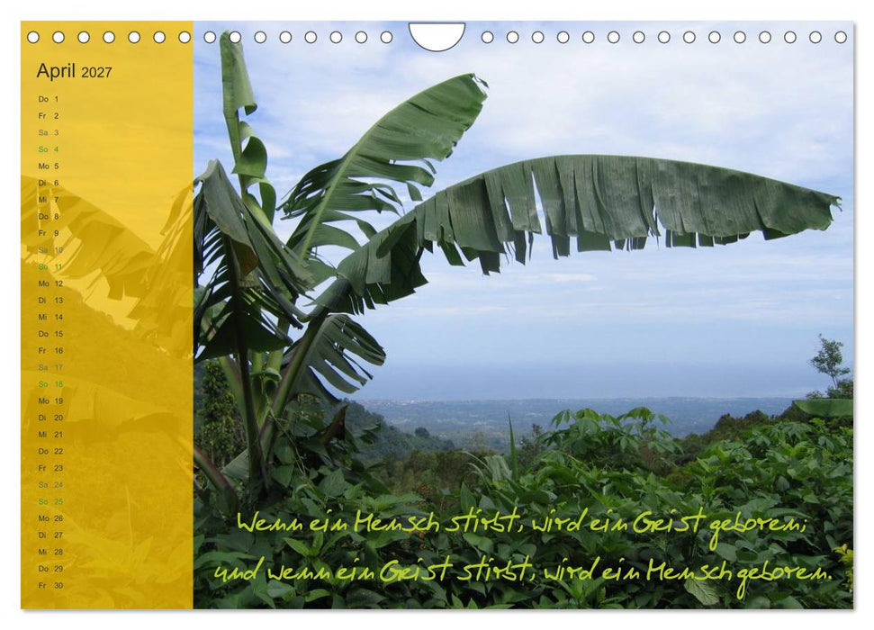 Bali und Java ~ mit indonesischen Weisheiten (CALVENDO Wandkalender 2027)