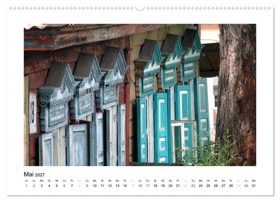 Holzhäuser in Irkutsk (CALVENDO Wandkalender 2027)