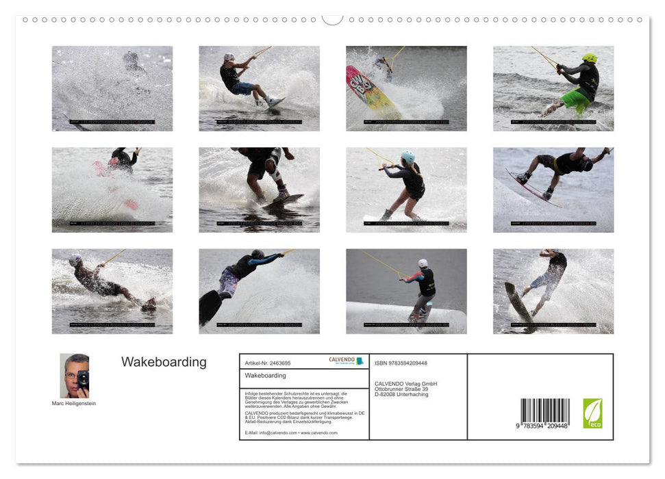Wakeboarding (CALVENDO Premium Wandkalender 2027)