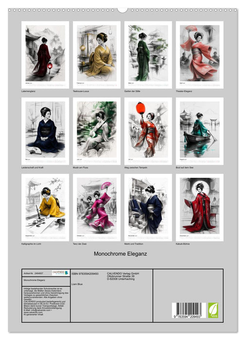 Monochrome Eleganz (CALVENDO Premium Wandkalender 2027)