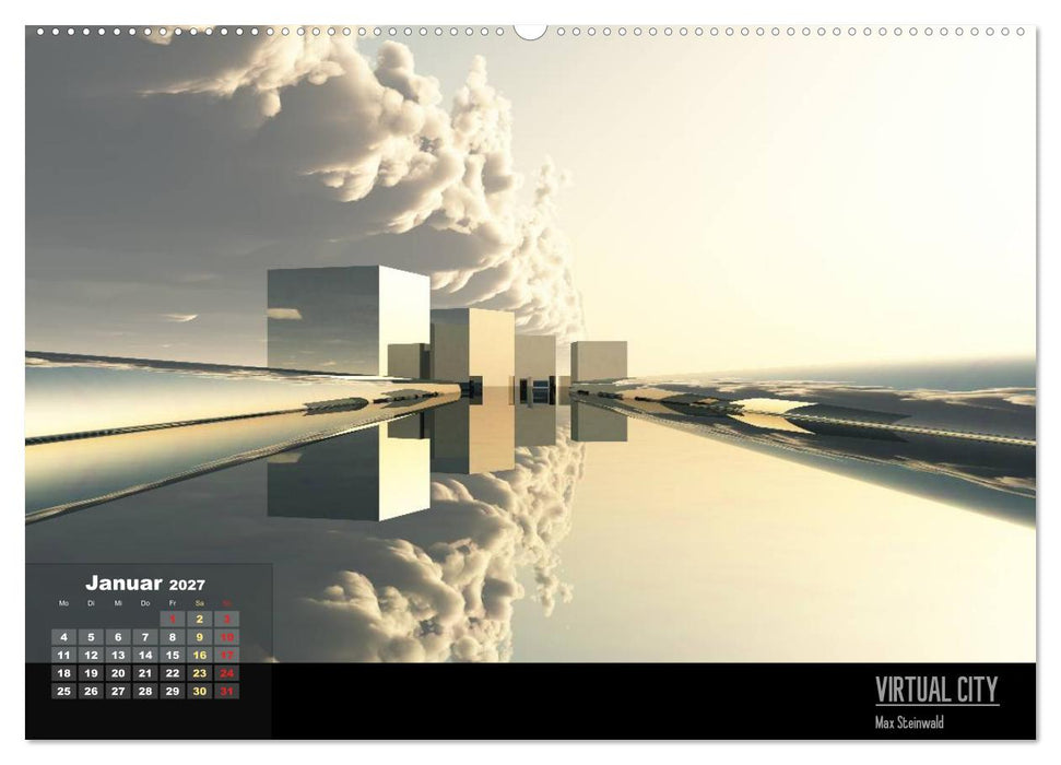 VIRTUAL CITY 2027 CH-Version (CALVENDO Premium Wandkalender 2027)