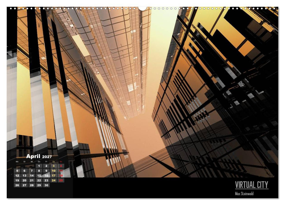 VIRTUAL CITY 2027 CH-Version (CALVENDO Premium Wandkalender 2027)