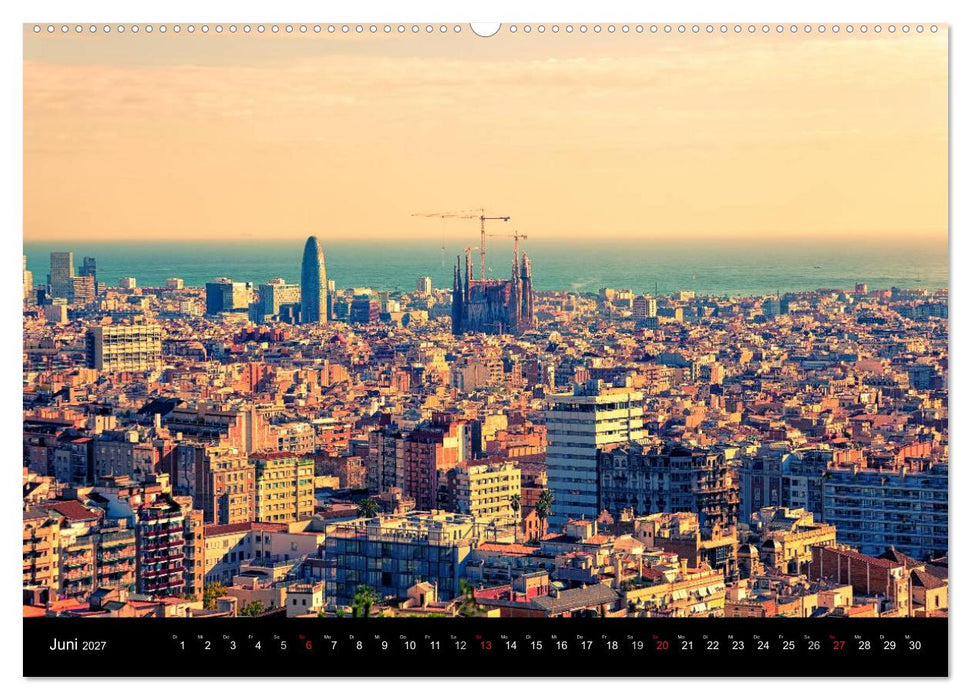 Barcelona - Stadtansichten (CALVENDO Wandkalender 2027)