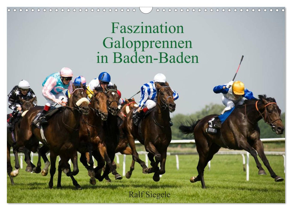 Faszination Galopprennen in Baden-Baden (CALVENDO Wandkalender 2027)