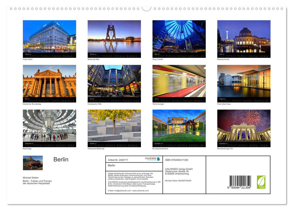 Berlin (CALVENDO Premium Wandkalender 2027)