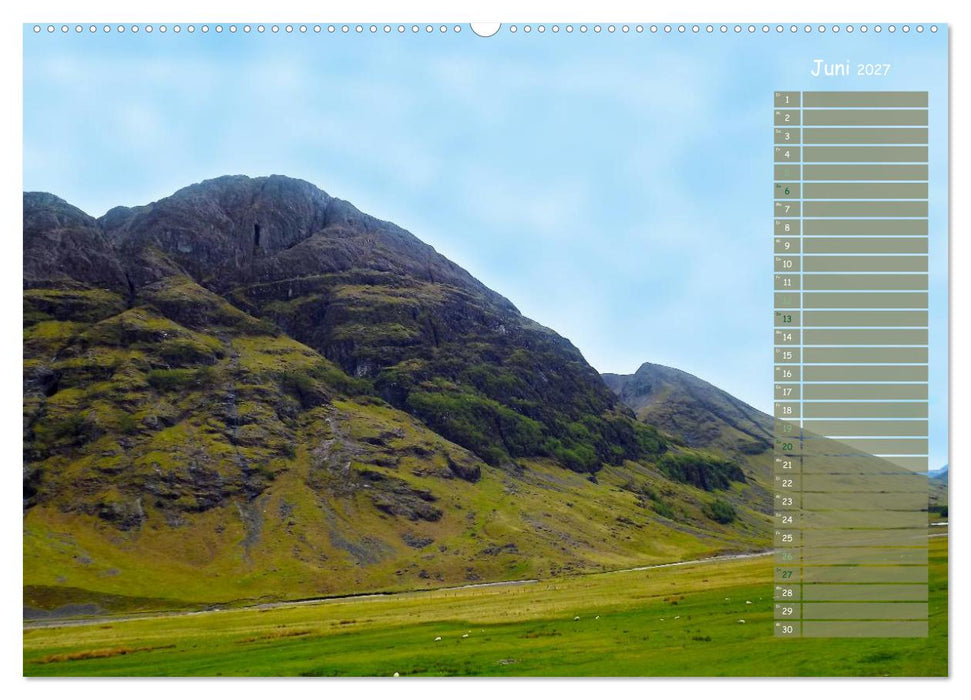 Scotland - Highlands (CALVENDO Premium Wandkalender 2027)