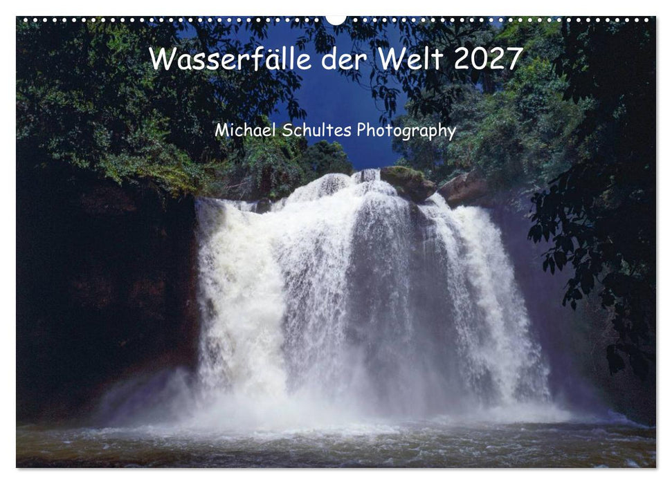 Wasserfälle der Welt 2027 (CALVENDO Wandkalender 2027)