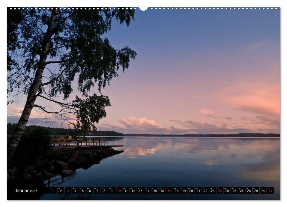 FINNLAND – Traumhafte Landschaften (CH - Version) (CALVENDO Premium Wandkalender 2027)