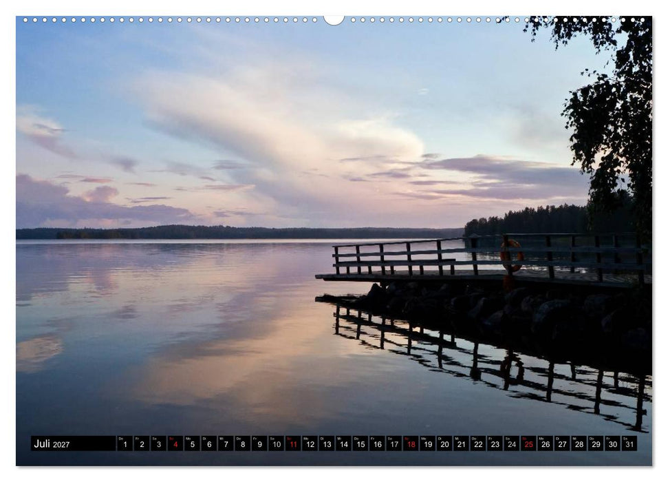 FINNLAND – Traumhafte Landschaften (CH - Version) (CALVENDO Premium Wandkalender 2027)