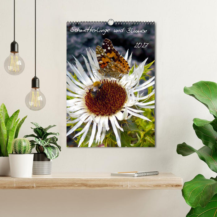 Schmetterlilnge und Blumen (CALVENDO Wandkalender 2027)
