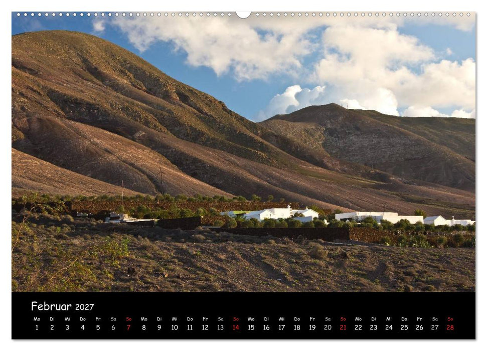 Lanzarote - Insel der Vulkane (CALVENDO Wandkalender 2027)