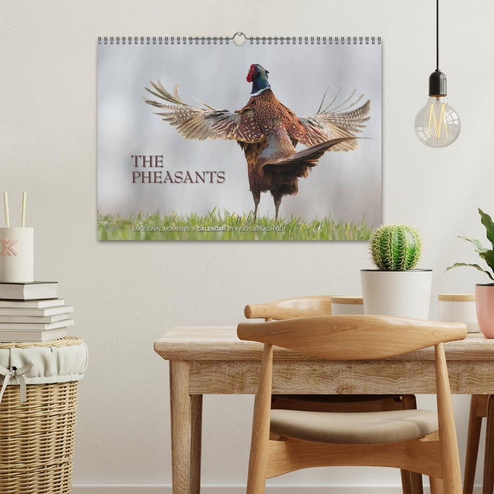 Emotional Moments: The pheasants. UK-Version (CALVENDO Monthly Calendar 2027)