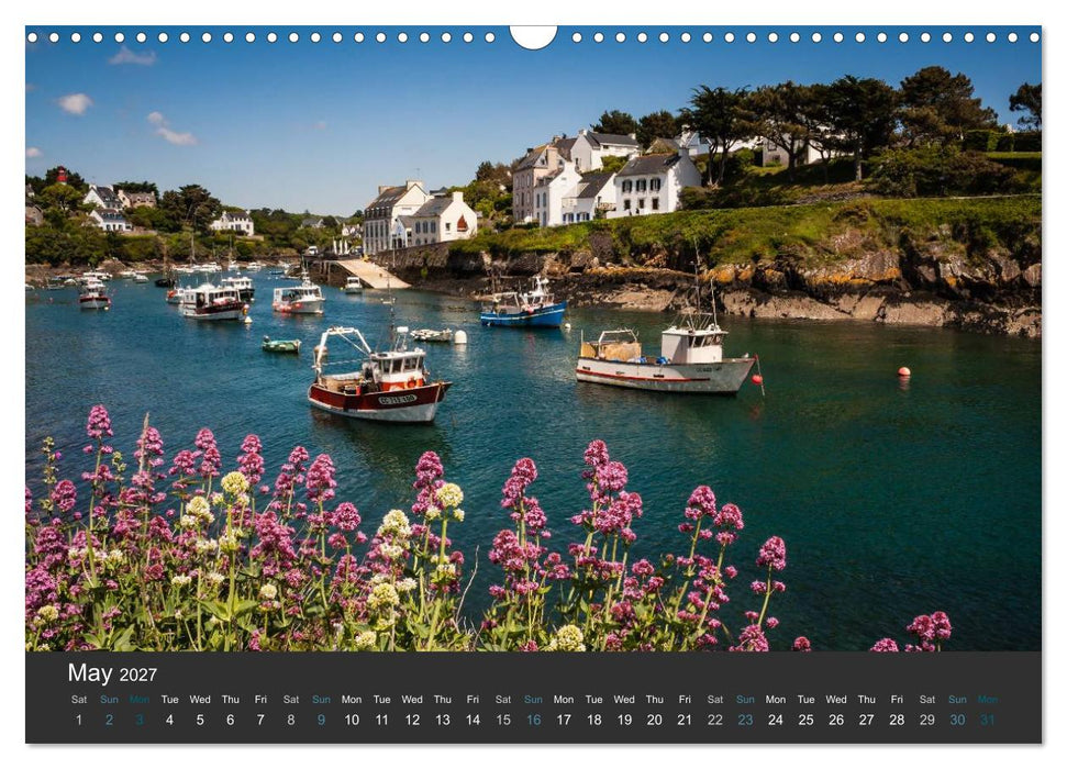 Brittany - Land of the sea - UK-Version (CALVENDO Monthly Calendar 2027)