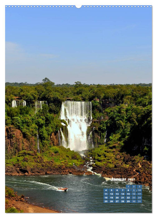 Wasserfälle Südamerikas - Iguazu Wasserfälle (CALVENDO Wandkalender 2027)