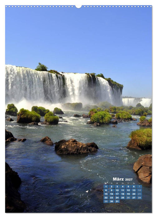 Wasserfälle Südamerikas - Iguazu Wasserfälle (CALVENDO Wandkalender 2027)