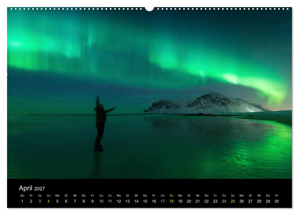 Magische Nächte - POLARLICHT (CALVENDO Premium Wandkalender 2027)