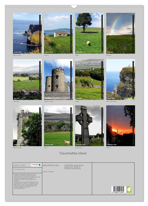 Traumhaftes Irland (CALVENDO Wandkalender 2027)