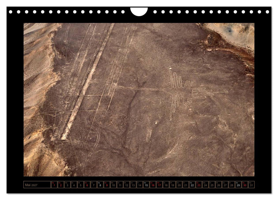 Die NAZCA Linien - Geheimnisvolle Figuren (CALVENDO Wandkalender 2027)
