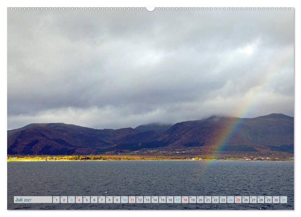 Norwegen - Hurtigruten (CALVENDO Premium Wandkalender 2027)