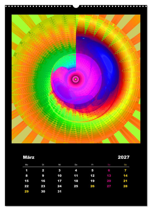 Energie-Spiralen 2027 (CALVENDO Wandkalender 2027)