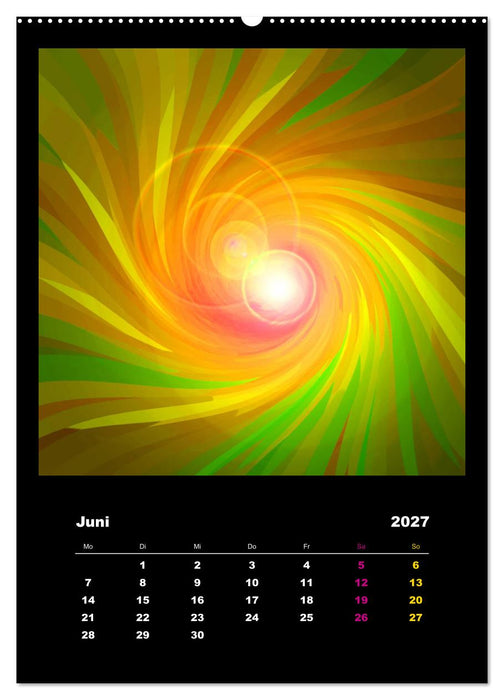 Energie-Spiralen 2027 (CALVENDO Wandkalender 2027)