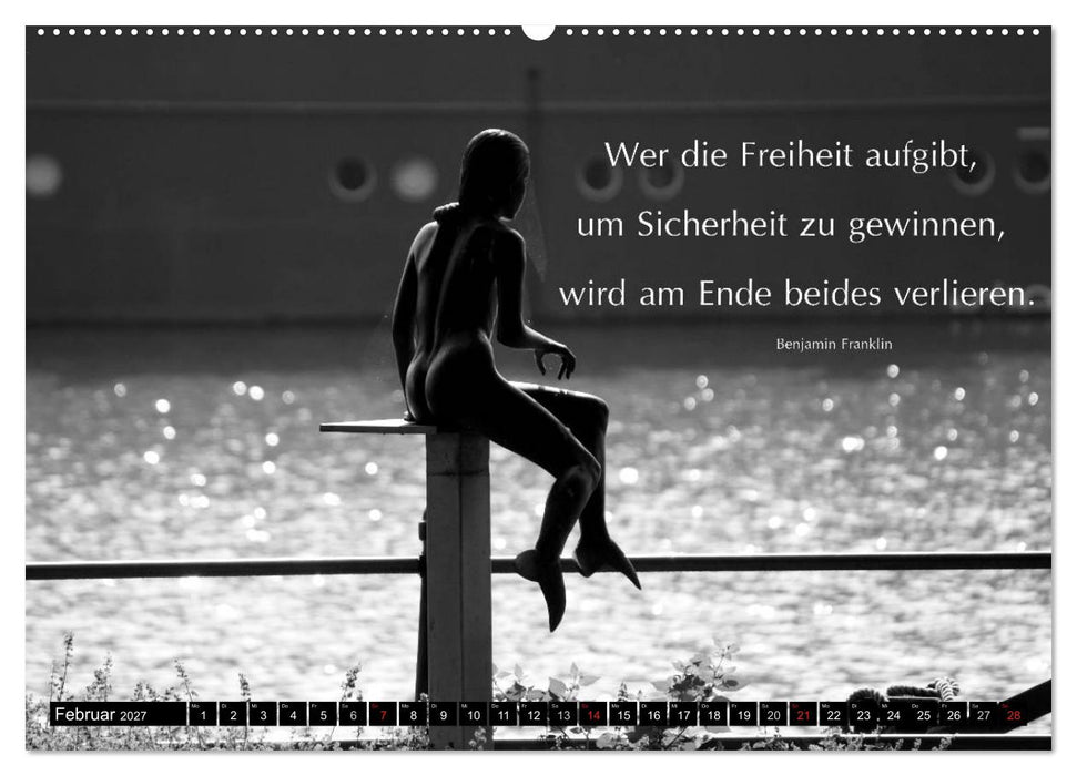 Weisheiten, Zitate und Sprüche - Ein Jahr voller Gedanken 2027 AT Version (CALVENDO Premium Wandkalender 2027)
