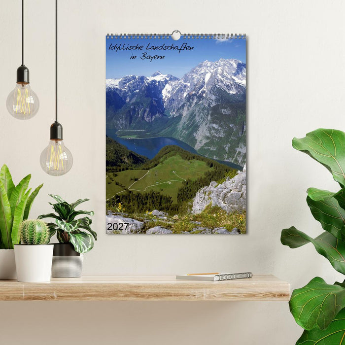Idyllische Landschaften in Bayern (CALVENDO Wandkalender 2027)