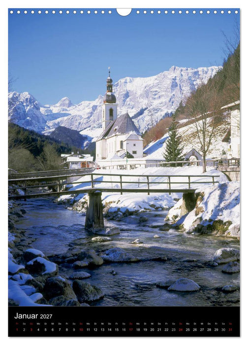 Idyllische Landschaften in Bayern (CALVENDO Wandkalender 2027)