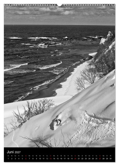 Monochrome Ski (CALVENDO Wandkalender 2027)