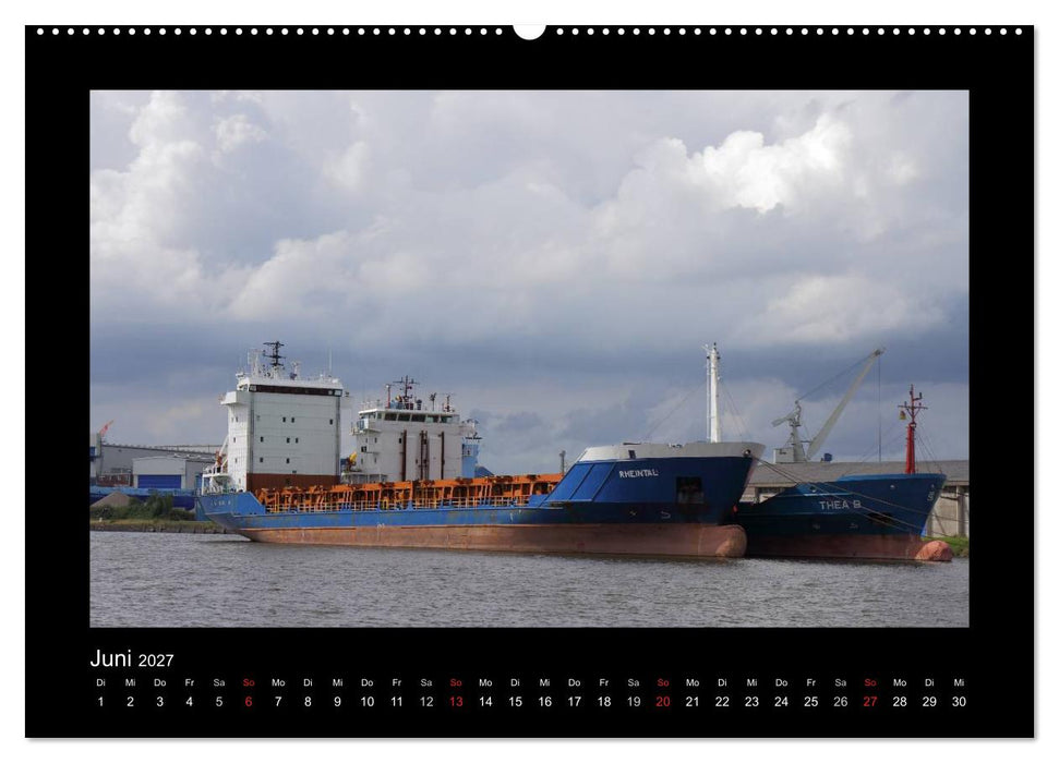 Auf Große Fahrt - Schiffe im Hafen und auf See (CALVENDO Wandkalender 2027)