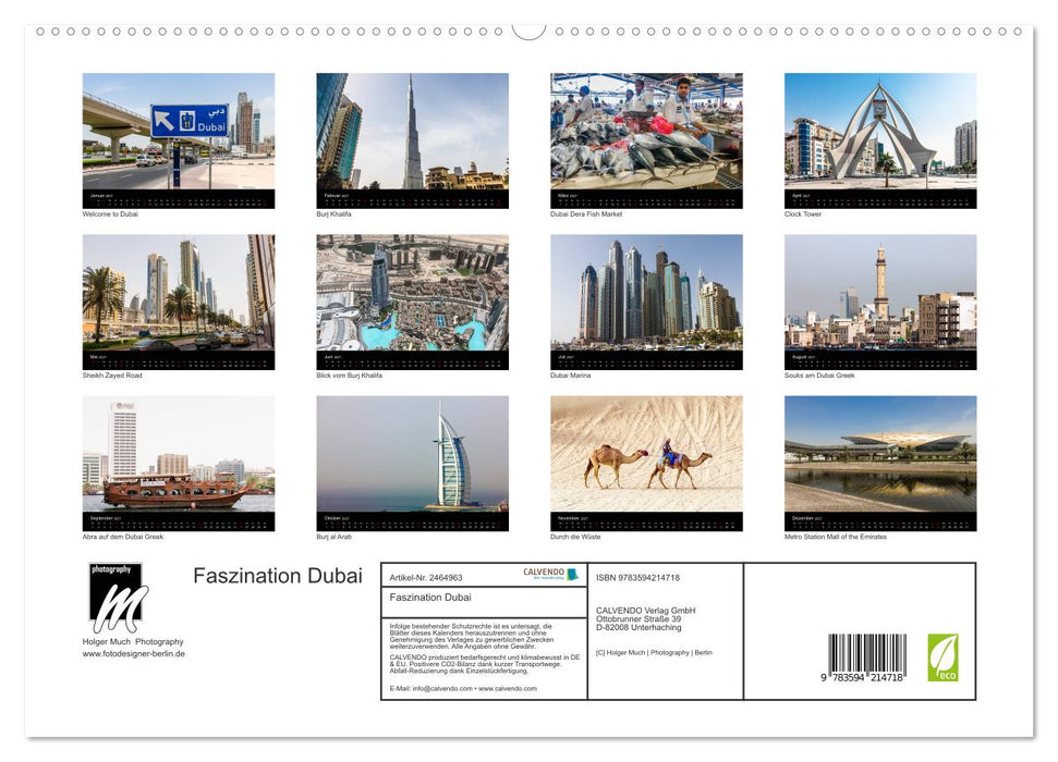 Faszination Dubai (CALVENDO Premium Wandkalender 2027)