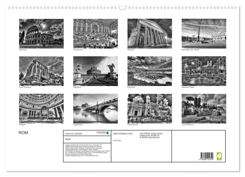 ROM (CALVENDO Wandkalender 2027)