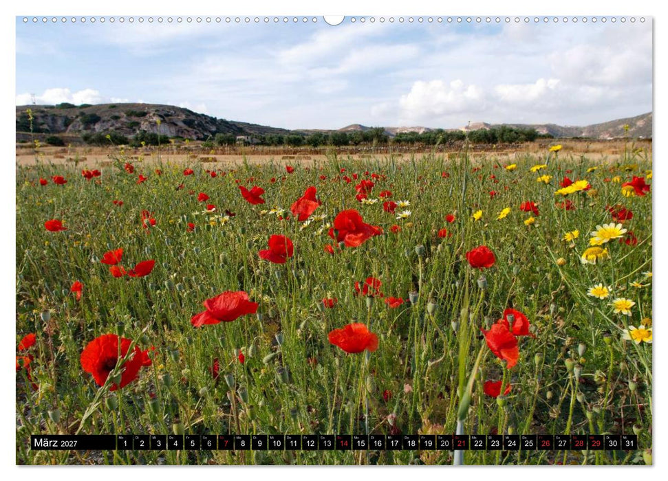 Milos, Insel der Farben (CALVENDO Premium Wandkalender 2027)
