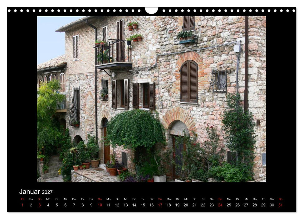 Auf den Spuren des Hl. Franziskus (CALVENDO Wandkalender 2027)