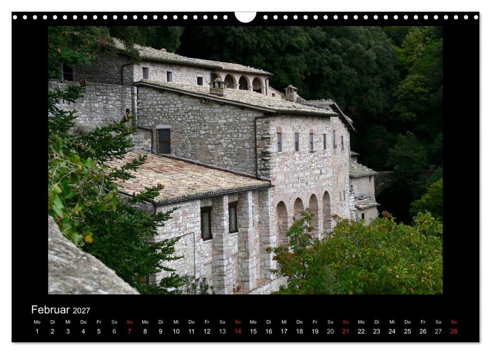 Auf den Spuren des Hl. Franziskus (CALVENDO Wandkalender 2027)