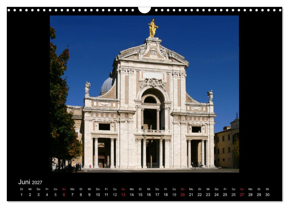 Auf den Spuren des Hl. Franziskus (CALVENDO Wandkalender 2027)