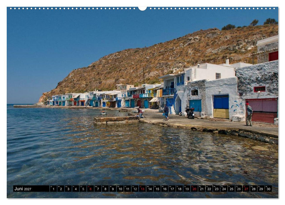 Milos, Insel der Farben (CALVENDO Wandkalender 2027)