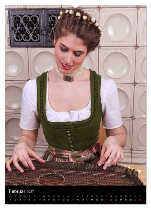 Bayerischer Dirndlkalender (CALVENDO Wandkalender 2027)