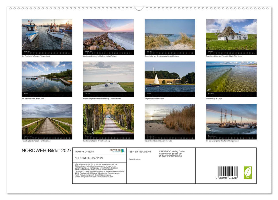 NORDWEH-Bilder 2027 (CALVENDO Premium Wandkalender 2027)