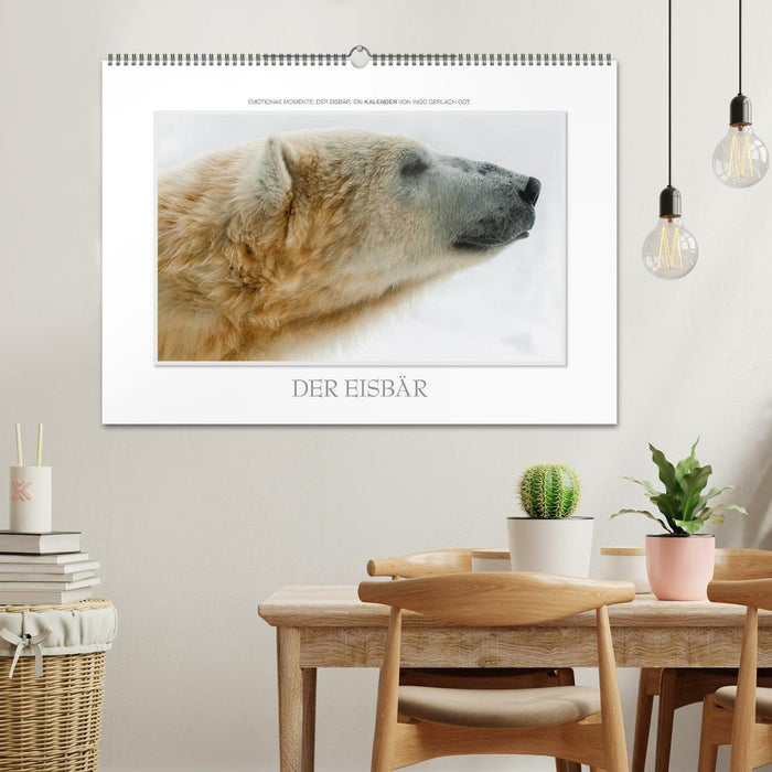 Emotionale Momente: Der Eisbär. (CALVENDO Wandkalender 2027)