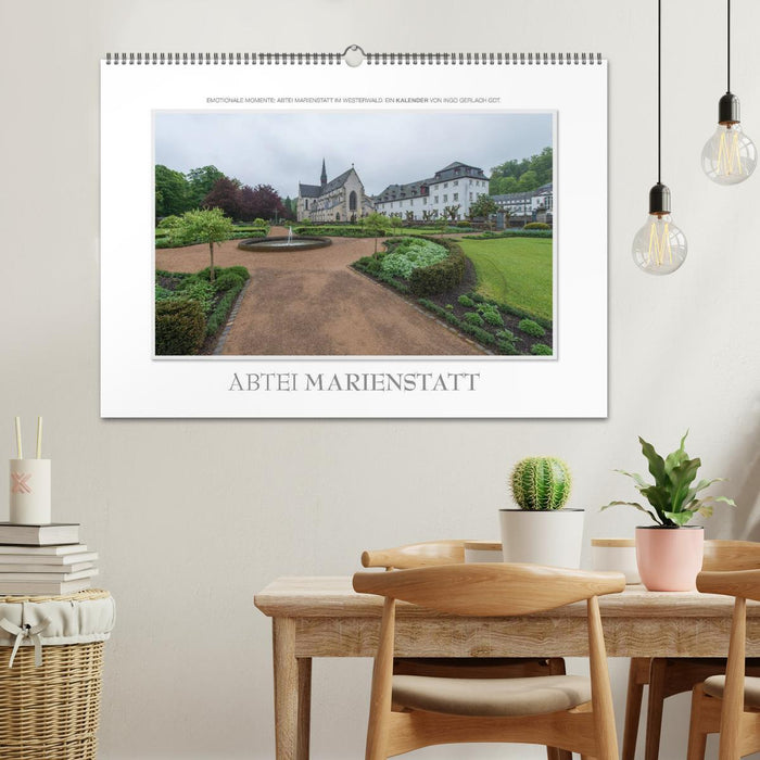 Emotionale Momente: Abtei Marienstatt im Westerwald (CALVENDO Wandkalender 2027)