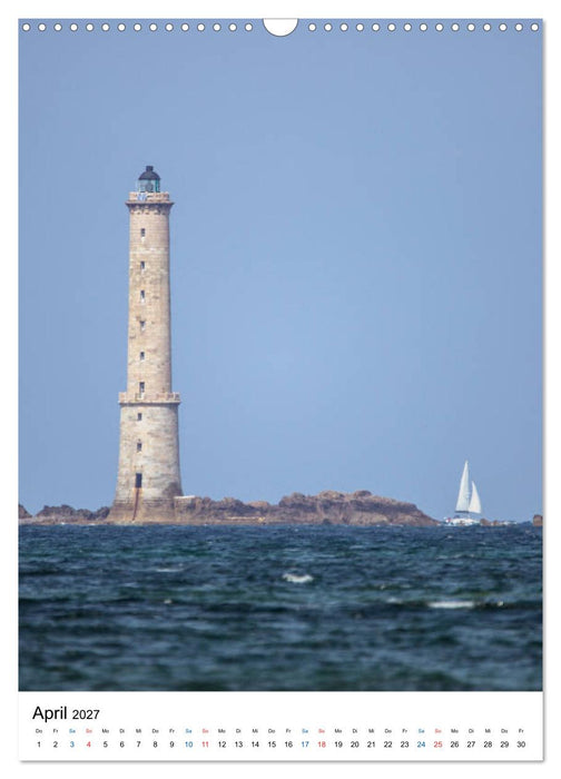Phares Bretons (CALVENDO Wandkalender 2027)