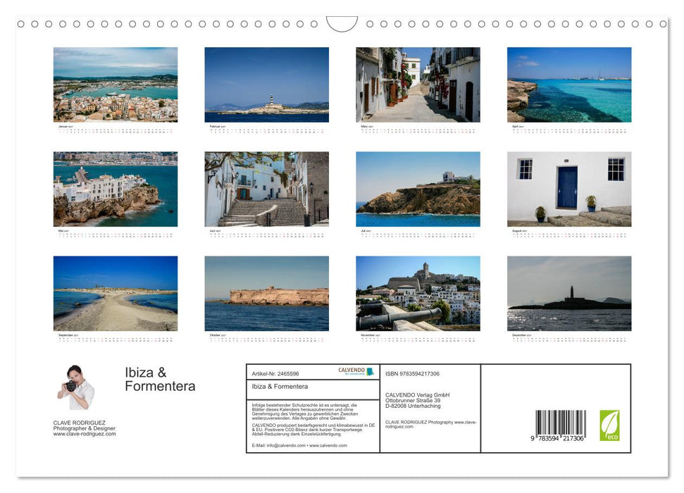 Ibiza & Formentera (CALVENDO Wandkalender 2027)