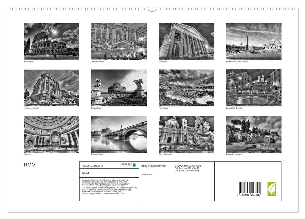 ROM (CALVENDO Premium Wandkalender 2027)