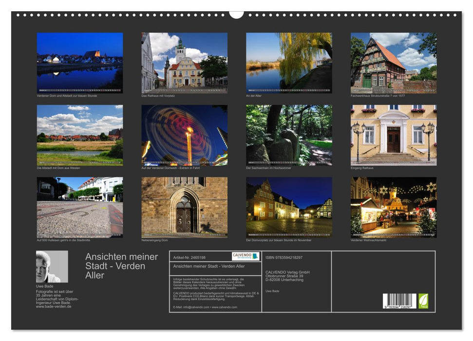 Ansichten meiner Stadt - Verden Aller (CALVENDO Wandkalender 2027)