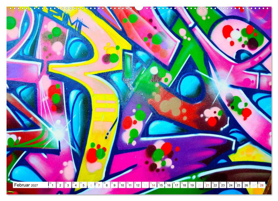 Graffiti ist Kult (CALVENDO Wandkalender 2027)
