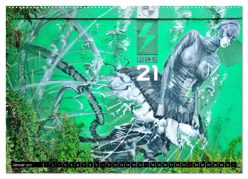 Graffiti ist Kult (CALVENDO Premium Wandkalender 2027)